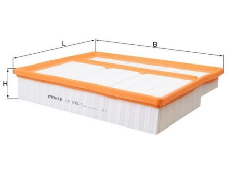 Luftfilter LX 439/1 Mahle, bild 3