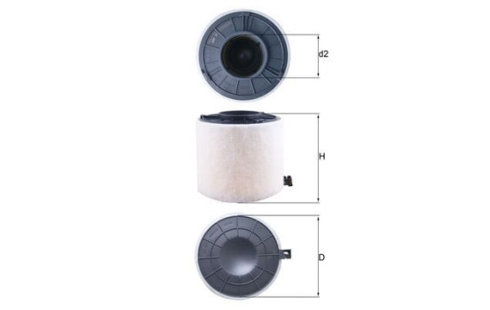 Luftfilter LX 4407 Mahle, bild 2