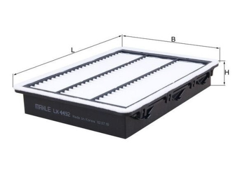 Luftfilter LX 4492 Mahle, bild 2