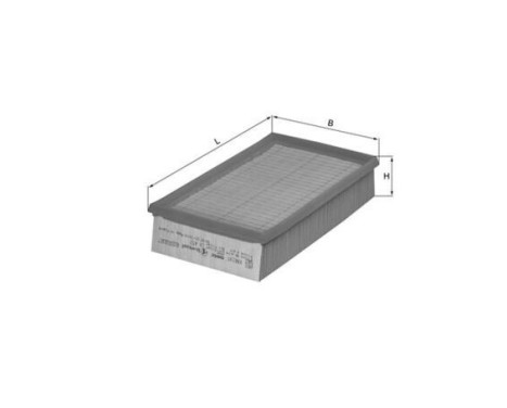 Luftfilter LX 452 Mahle, bild 3