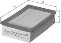 Luftfilter LX 475 Mahle