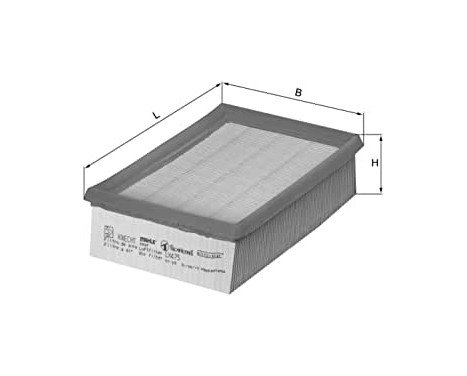 Luftfilter LX 475 Mahle