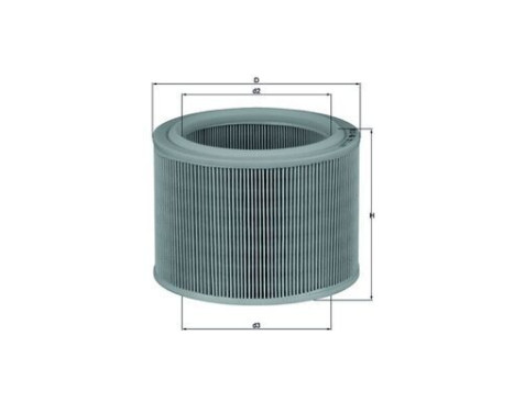 Luftfilter LX 486 Mahle, bild 3