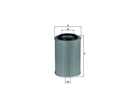 Luftfilter LX 496 Mahle, bild 2