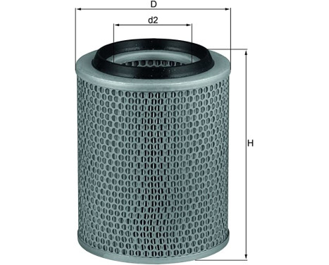 Luftfilter LX 498 Mahle