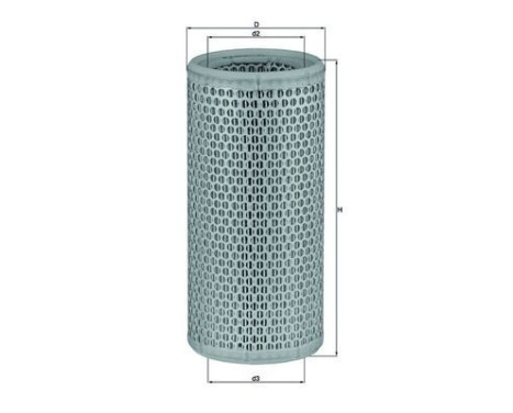 Luftfilter LX 502 Mahle, bild 2