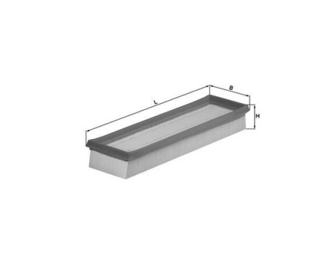 Luftfilter LX 509 Mahle, bild 2