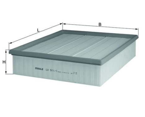 Luftfilter LX 511/1 Mahle, bild 3