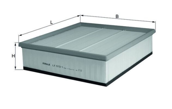 Luftfilter LX 513/1 Mahle, bild 3