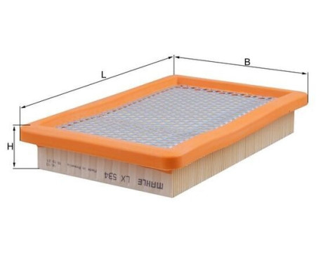 Luftfilter LX 534 Mahle, bild 3