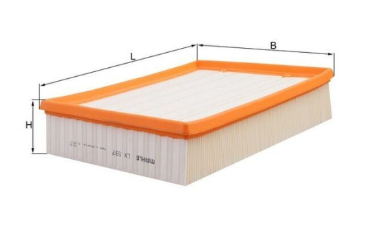 Luftfilter LX 537 Mahle, bild 3