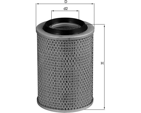 Luftfilter LX 567 Mahle