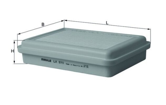 Luftfilter LX 570 Mahle, bild 3