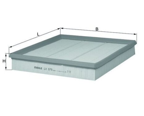 Luftfilter LX 579 Mahle, bild 2