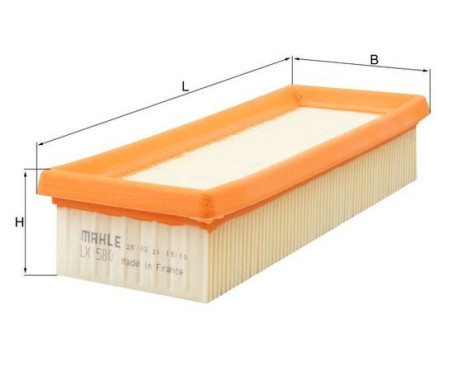 Luftfilter LX 580 Mahle, bild 3