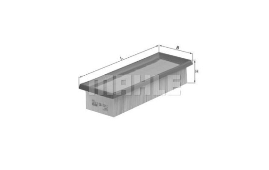 Luftfilter LX 581 Mahle, bild 2