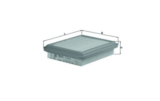 Luftfilter LX 591 Mahle, bild 3