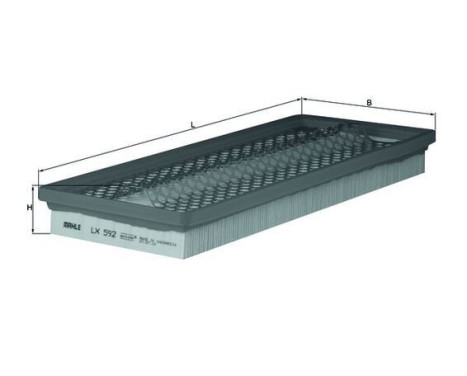 Luftfilter LX 592 Mahle, bild 3