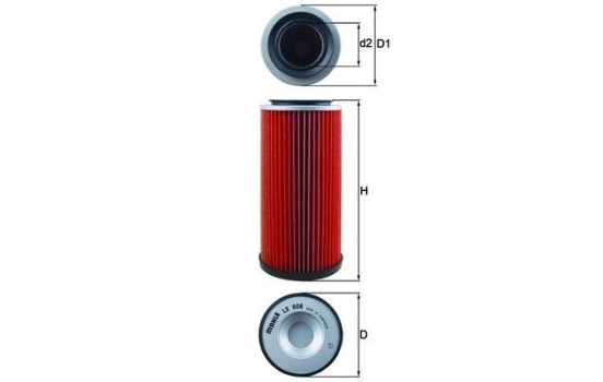Luftfilter LX 608 Mahle, bild 2