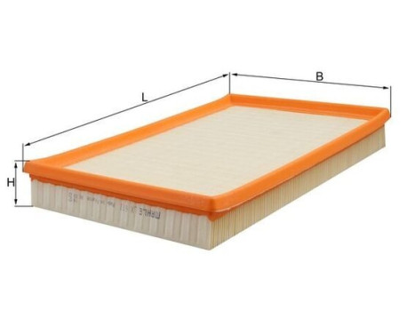 Luftfilter LX 613 Mahle, bild 2