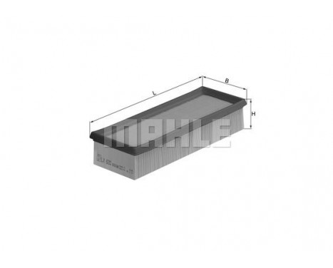 Luftfilter LX 632 Mahle, bild 2