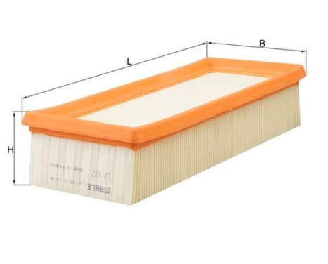 Luftfilter LX 632 Mahle, bild 3