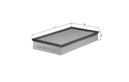 Luftfilter LX 637 Mahle, bild 3