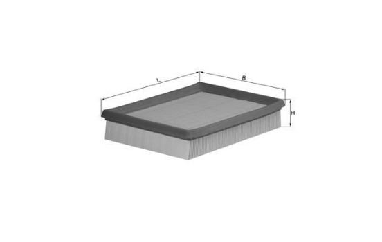 Luftfilter LX 643 Mahle, bild 3