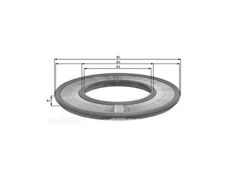 Luftfilter LX 66 Mahle