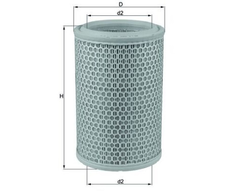 Luftfilter LX 660 Mahle, bild 2
