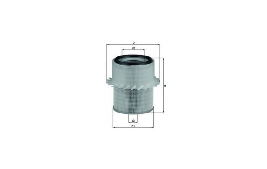 Luftfilter LX 673 Mahle, bild 2