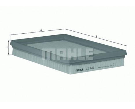 Luftfilter LX 687 Mahle