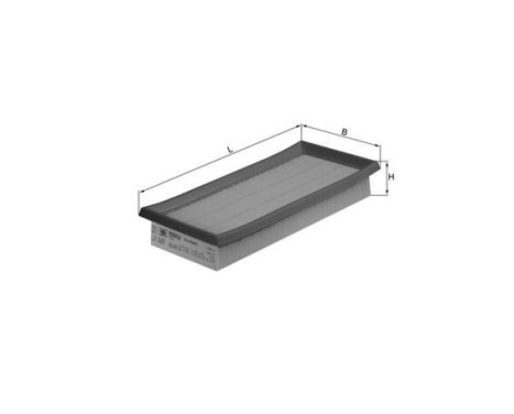 Luftfilter LX 689 Mahle, bild 3