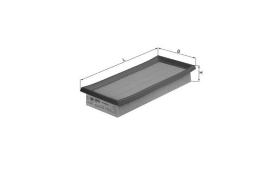 Luftfilter LX 689 Mahle, bild 3