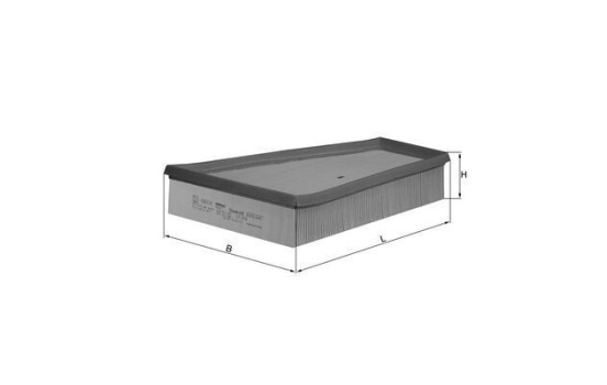 Luftfilter LX 694 Mahle, bild 2
