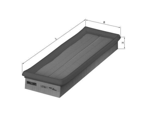 Luftfilter LX 704/1 Mahle, bild 3