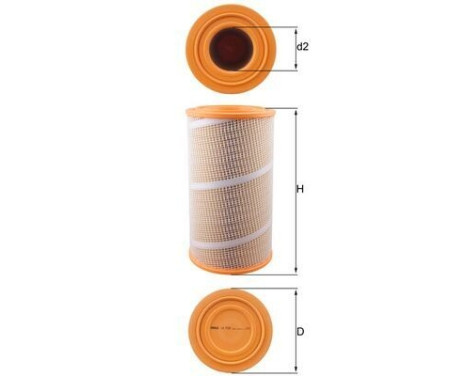 Luftfilter LX 7120 Mahle, bild 2