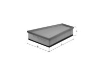 Luftfilter LX 731 Mahle