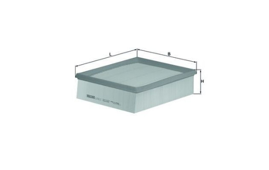 Luftfilter LX 742/2 Mahle, bild 3