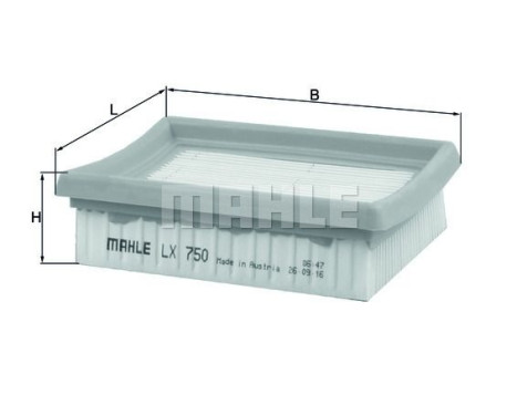 Luftfilter LX 750 Mahle