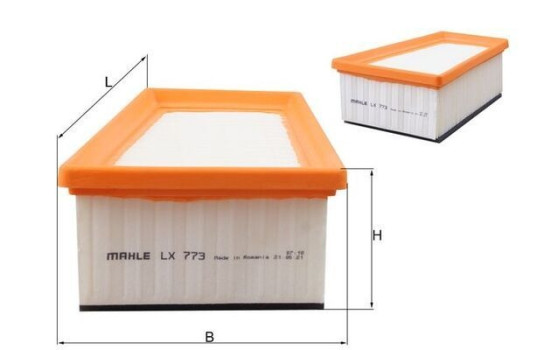 Luftfilter LX 773 Mahle, bild 4