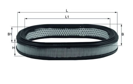 Luftfilter LX 78 Mahle, bild 3