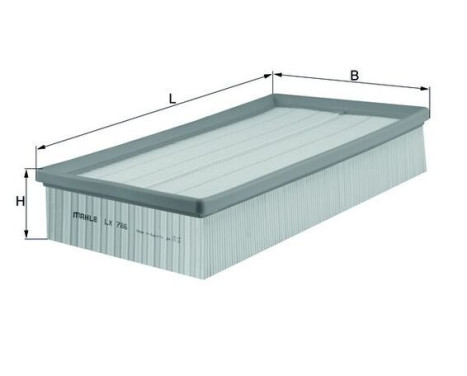 Luftfilter LX 786 Mahle, bild 3