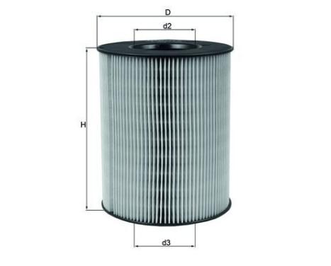 Luftfilter LX 794 Mahle, bild 2