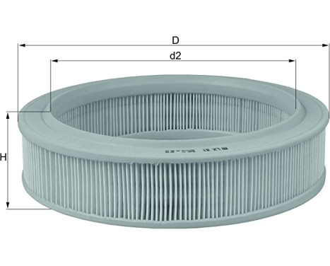 Luftfilter LX 81 Mahle