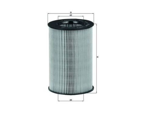 Luftfilter LX 813 Mahle, bild 2