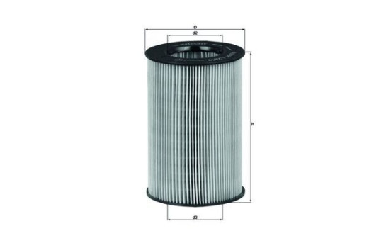Luftfilter LX 813 Mahle, bild 2