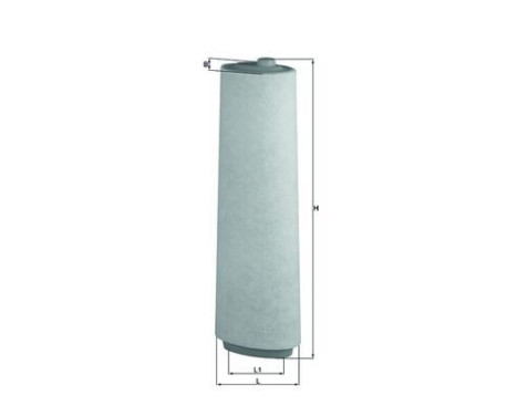 Luftfilter LX 818 Mahle, bild 2