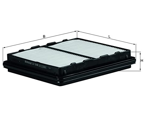 Luftfilter LX 848 Mahle