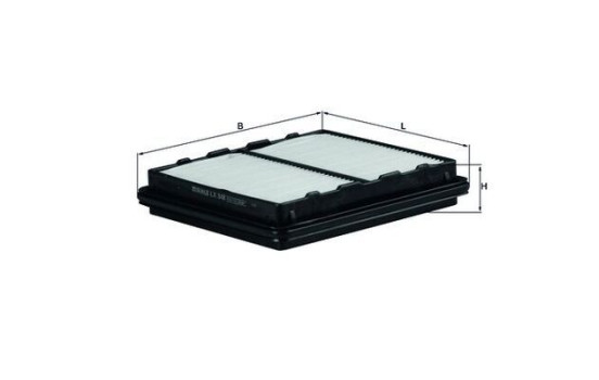 Luftfilter LX 848 Mahle, bild 2